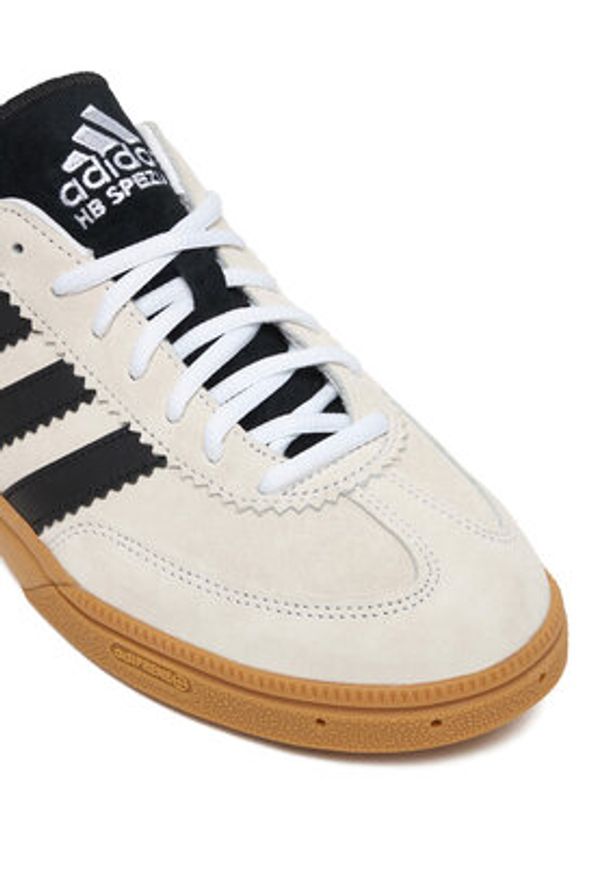 Adidas - adidas Buty halowe Handball Spezial KJ3700 Écru. Kolor: kremowy. Materiał: zamsz, skóra. Sport: piłka ręczna