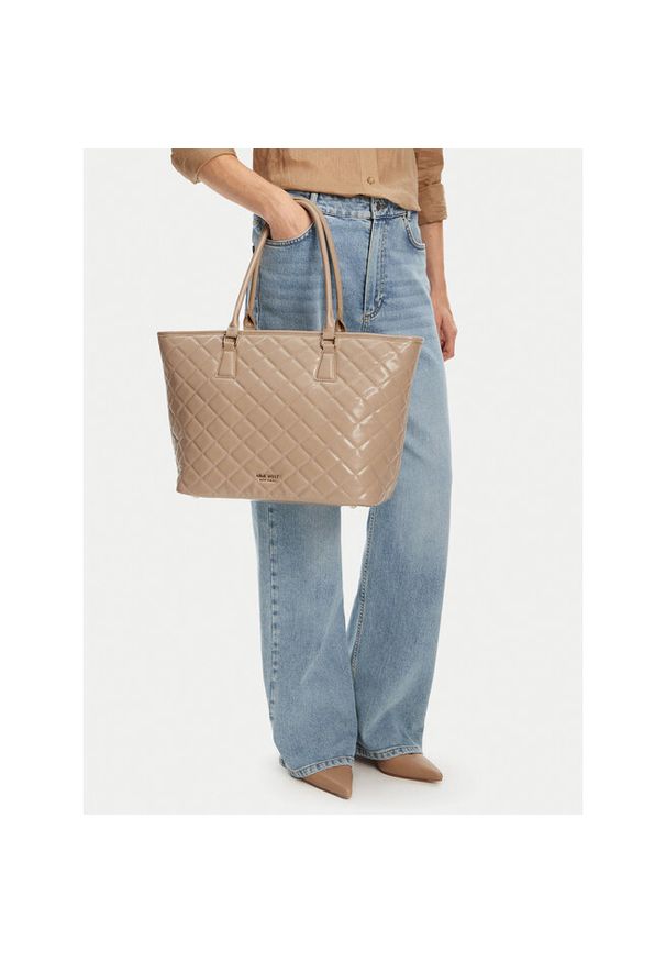 Torebka Nine West. Kolor: beżowy