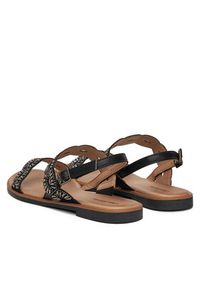Clara Barson Sandały WS6308-09 Czarny. Kolor: czarny. Materiał: materiał, syntetyk