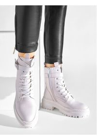 Lasocki Trapery WI16-14097-06 Biały. Kolor: biały. Materiał: skóra #7