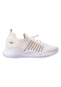 Hi-tec - Buty do chodzenia damskie Hi-Tec Miyas Wo's. Kolor: biały. Materiał: materiał, syntetyk. Szerokość cholewki: normalna. Sport: turystyka piesza