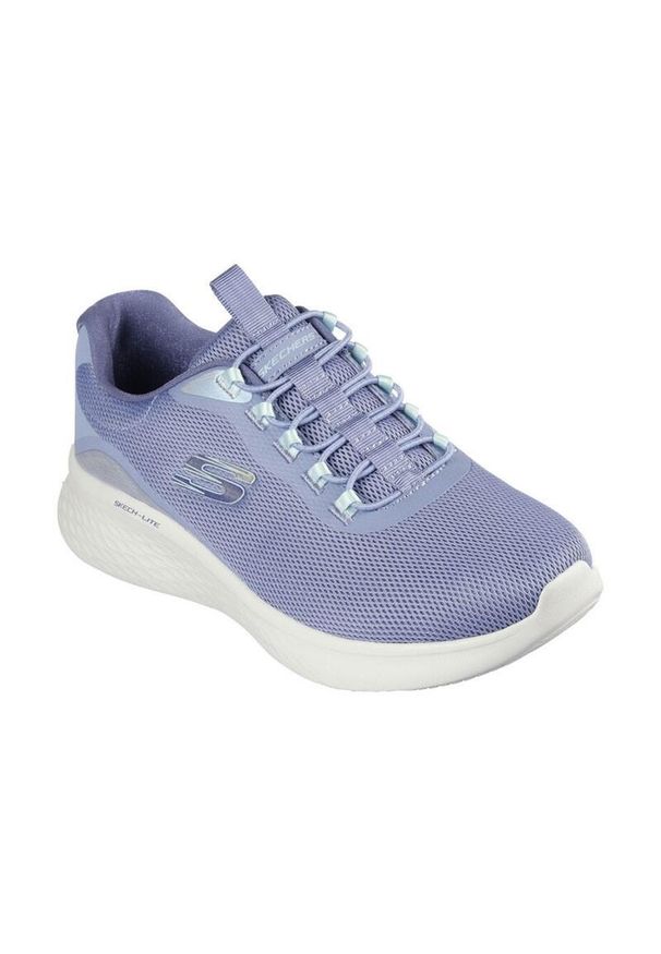 skechers - Kapcie SKECHERS SKECH-LITE PRO Niebieski. Kolor: niebieski. Materiał: tkanina