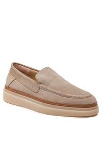 GANT - Gant Półbuty Kinzoon Low Lace Shoe 28633502 Beżowy. Kolor: beżowy. Materiał: materiał #2