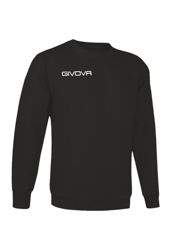 Bluza piłkarska dla dorosłych Givova Maglia One czarna. Kolor: czarny. Sport: piłka nożna
