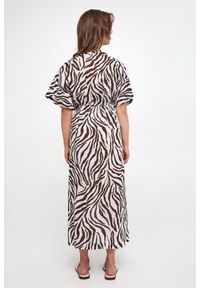 Max Mara Beachwear - Sukienka we wzory Dorotea MAX MARA BEACHWEAR