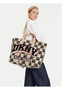 DKNY Torebka Heart Of Ny Large Tote R41AYF01 Beżowy. Kolor: beżowy #4