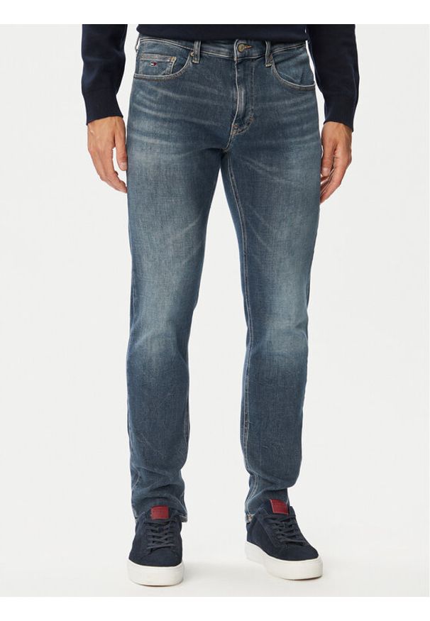 Tommy Jeans Jeansy Scanton DM0DM233461 Niebieski Slim Fit. Kolor: niebieski