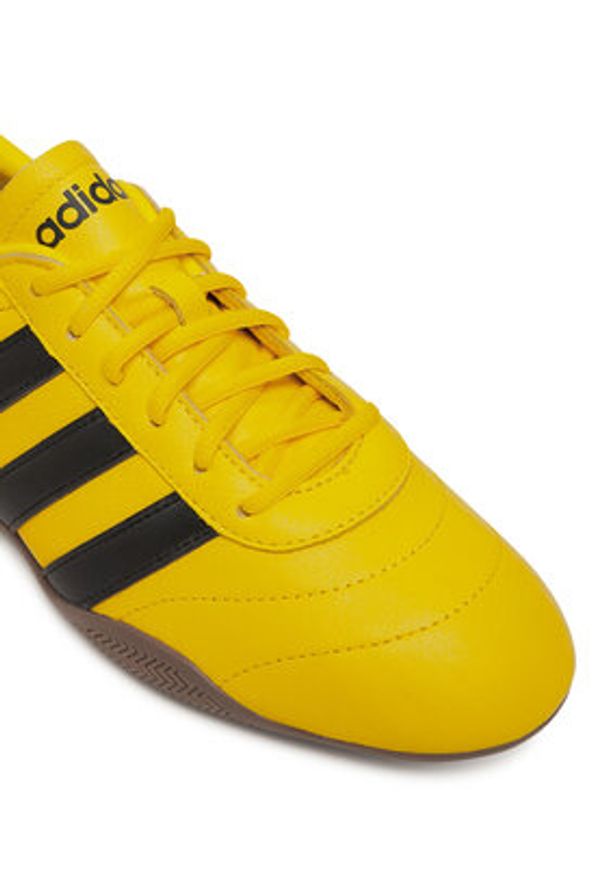 Adidas - adidas Sneakersy Grand Court Lo JQ9693 Żółty. Kolor: żółty. Materiał: skóra