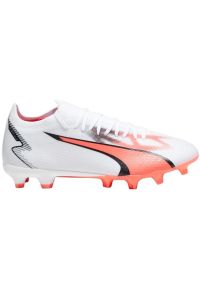 Buty piłkarskie Puma Ultra Match FG/AG M 107347 01 białe białe. Kolor: biały. Szerokość cholewki: normalna. Sport: piłka nożna #5