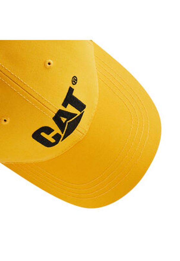 CAT Footwear Czapka z daszkiem Trademark Cap W01791 Żółty. Kolor: żółty. Materiał: materiał