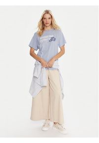 Roxy T-Shirt Hangloose The Sky ERJZT06020 Niebieski Regular Fit. Kolor: niebieski. Materiał: bawełna #5