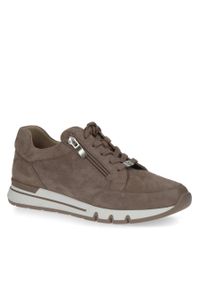 Sneakersy Caprice 9-23702-20 Taupe Suede 343. Kolor: brązowy
