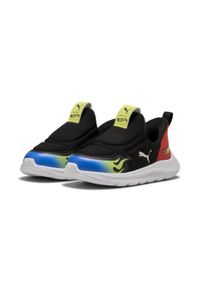 Puma - Sneakersy dla małych dzieci Fun Racer 2 SLIPTECH PUMA × HOT WHEELS™ PUMA. Kolor: żółty, wielokolorowy, niebieski, czarny