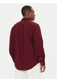 TOMMY HILFIGER - Tommy Hilfiger Koszula MW0MW37550 Bordowy Regular Fit. Kolor: czerwony. Materiał: bawełna #4
