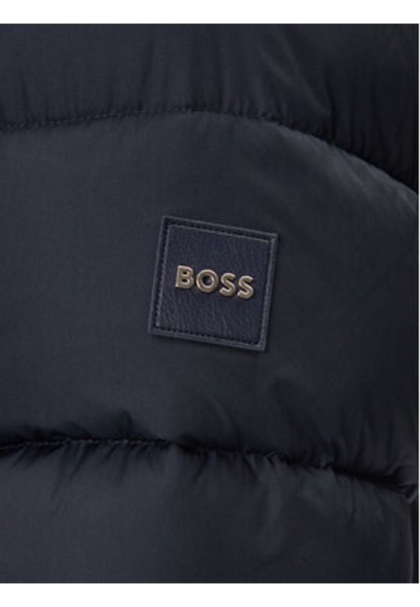 BOSS Płaszcz zimowy H-Cenuto 50540474 Granatowy Regular Fit. Kolor: niebieski. Materiał: syntetyk. Sezon: zima