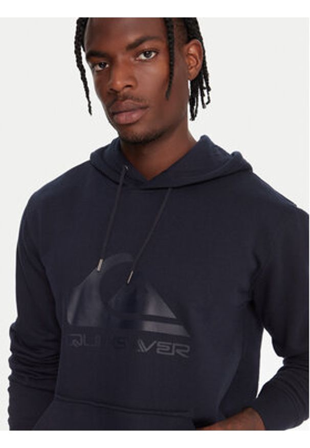 Quiksilver Bluza Comp Logo EQYFT05053 Granatowy Regular Fit. Kolor: niebieski. Materiał: syntetyk