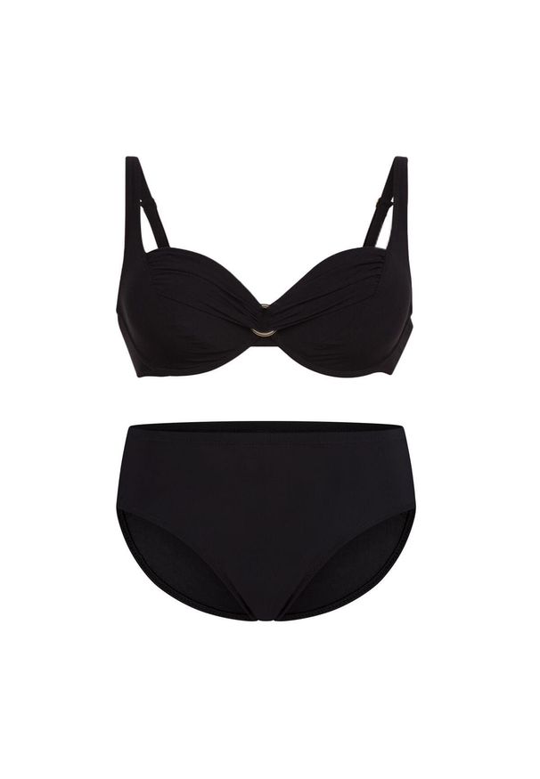ROSA FAIA - bikini set Hermine. Kolor: czarny. Materiał: poliamid, elastan