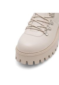 DeeZee Trapery GWEN H19001-6 Beżowy. Kolor: beżowy. Materiał: materiał #2