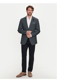 JOOP! Marynarka 17 JB-11Four 30042864 Niebieski Modern Fit. Kolor: niebieski. Materiał: bawełna #5