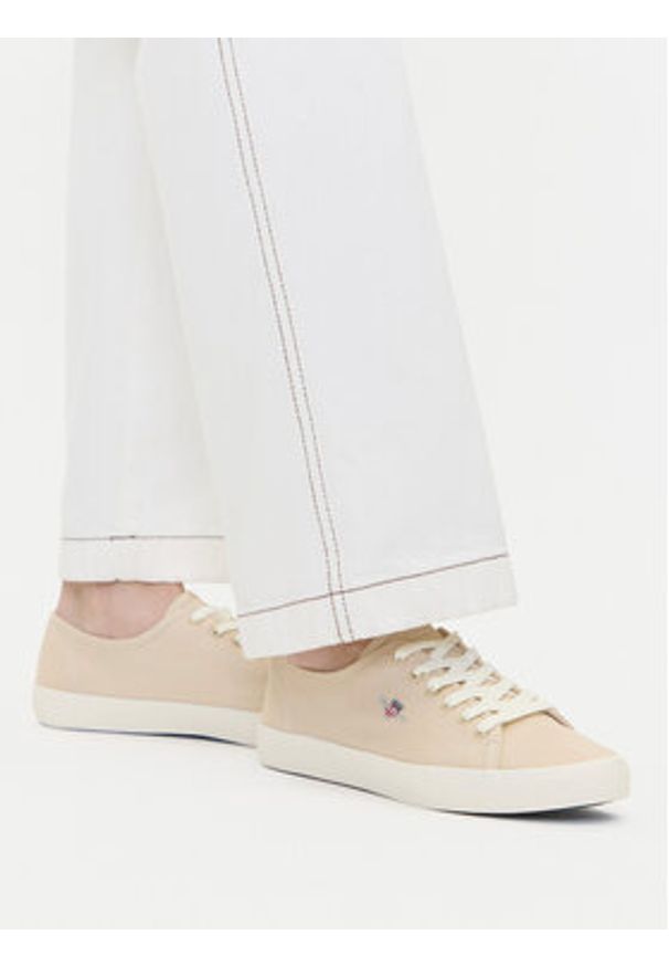 GANT - Gant Tenisówki 30538896 Beżowy. Kolor: beżowy. Materiał: materiał
