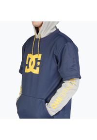 DC Shoes - Bluza snowboardowa DC Dryden granatowo-szara. Kolor: niebieski. Sport: snowboard