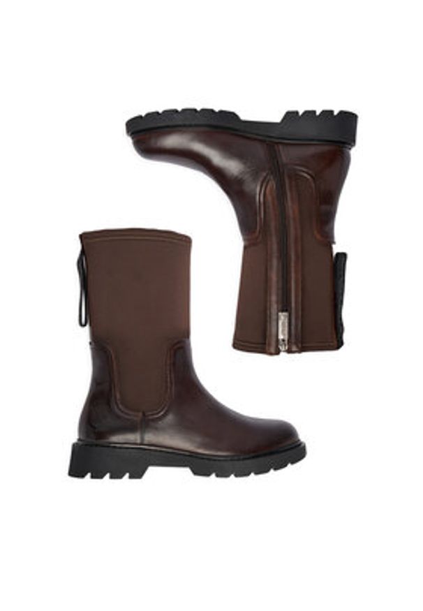 Beverly Hills Polo Club Botki CEO-WI45-TOSS-03 Brązowy. Kolor: brązowy. Materiał: skóra