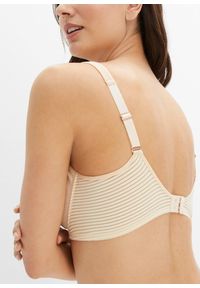 bonprix - Biustonosz minimizer z wyściełanymi ramiączkami. Kolor: beżowy #2