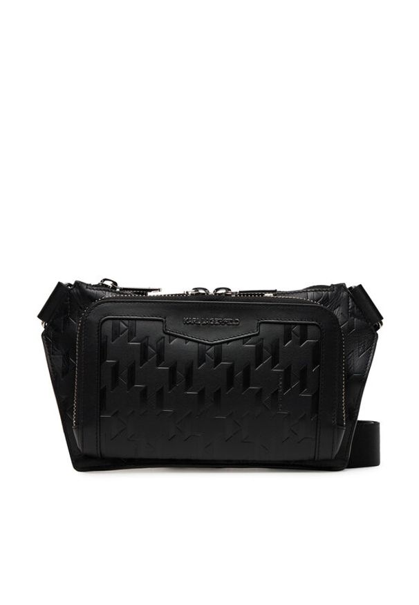 Karl Lagerfeld - KARL LAGERFELD Saszetka nerka A1M30004 Czarny. Kolor: czarny. Materiał: skóra