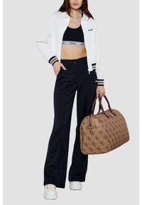 Guess - GUESS Czarny damski top sportowy Aline. Kolor: czarny. Styl: sportowy #3