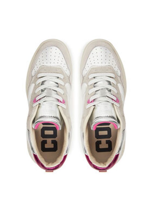 D.Franklin Sneakersy DFSH321095 Srebrny. Kolor: srebrny. Materiał: skóra