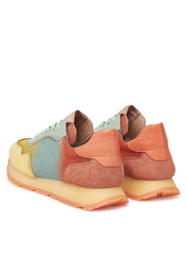 Hispanitas Sneakersy Kansas CHV253812 Żółty. Kolor: żółty. Materiał: skóra