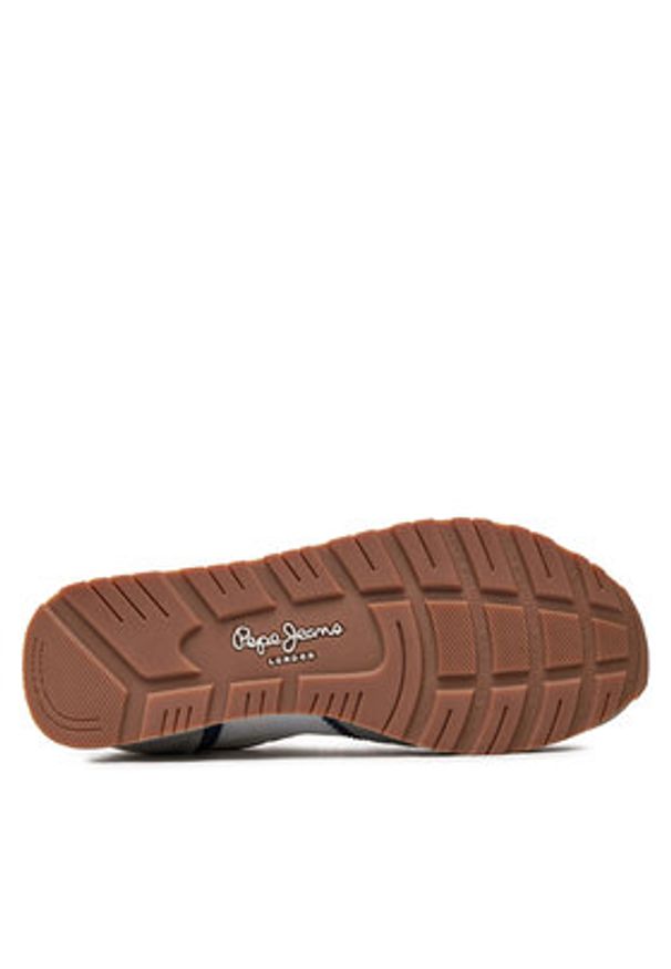 Pepe Jeans Sneakersy Brit Retro M PMS40004 Szary. Kolor: szary. Materiał: materiał