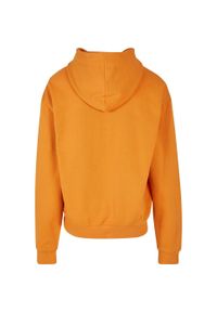 BUILD YOUR BRAND - Bawełniana Bluza Z Kapturem Dla Dorosłych Unisex Ultra Heavyweight Boxy Hoodie. Typ kołnierza: kaptur. Kolor: pomarańczowy. Materiał: bawełna