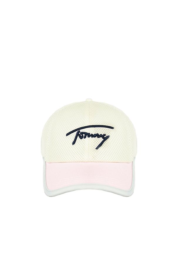 Tommy Jeans Czapka | AW0AW14605LXW | Kobieta | Zielony, Różowy. Okazja: na co dzień. Kolor: różowy, zielony, wielokolorowy. Materiał: poliester. Styl: casual, elegancki