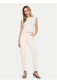 only - ONLY Bluzka Luna 15291602 Écru Regular Fit. Materiał: bawełna, syntetyk #11