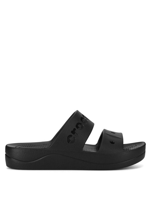 Klapki Crocs. Kolor: czarny. Obcas: na platformie