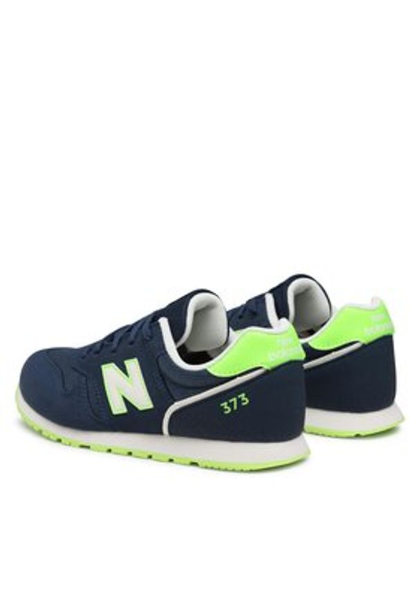 New Balance Sneakersy YC373XS2 Granatowy. Kolor: niebieski. Materiał: skóra. Model: New Balance 373