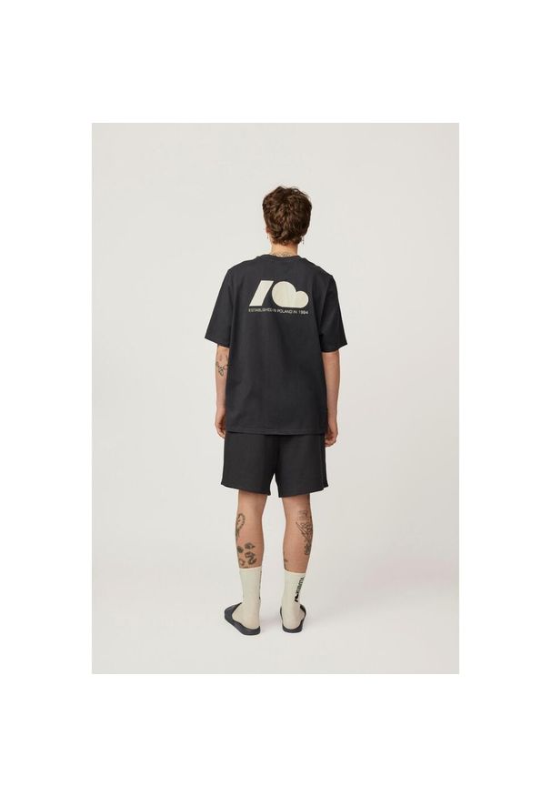 Szorty Kubota granatowe męskie. Kolor: niebieski. Materiał: dresówka