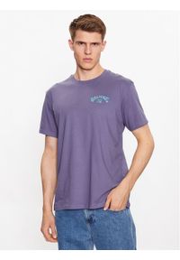 Billabong T-Shirt Arch Fill ABYZT01696 Fioletowy Regular Fit. Kolor: fioletowy. Materiał: bawełna