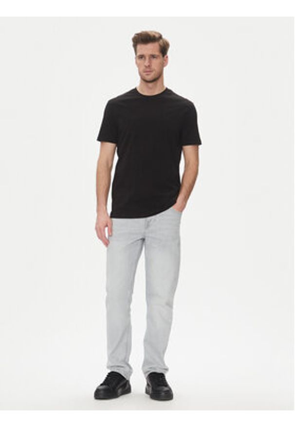 Armani Exchange T-Shirt XM000554 AF10356 UC001 Czarny Regular Fit. Kolor: czarny. Materiał: bawełna