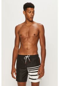 Karl Lagerfeld - Szorty kąpielowe. Kolor: czarny. Materiał: poliester, materiał, poliamid, elastan #3