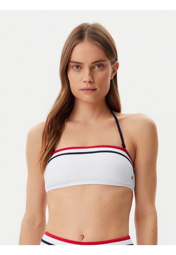 TOMMY HILFIGER - Tommy Hilfiger Góra od bikini UW0UW05873 Biały. Kolor: biały. Materiał: syntetyk