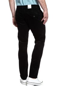 Lee - LEE SPODNIE MĘSKIE CHINO BLACK L768WJ01. Materiał: sztruks #6