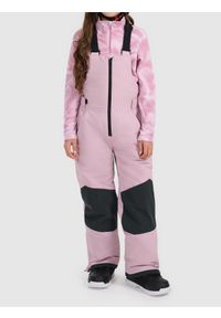 4f - 4F Spodnie snowboardowe membrana 10000 dziewczęce - różowe 146 (10-11 lat). Kolor: różowy. Materiał: materiał, poliester. Wzór: gładki. Sezon: lato. Sport: snowboard