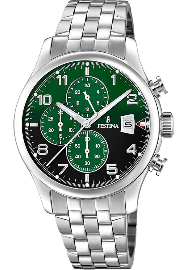 Zegarek Festina Zegarek męski Festina F20374-7 srebrny. Kolor: srebrny
