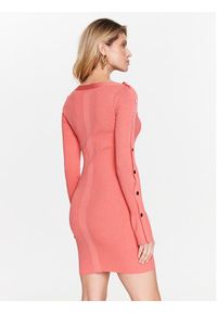 Patrizia Pepe Sukienka dzianinowa 8A1061/K9J5-R765 Różowy Slim Fit. Kolor: różowy. Materiał: wiskoza #2
