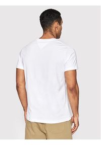 Tommy Jeans T-Shirt Essential Flag DM0DM13509 Biały Regular Fit. Kolor: biały. Materiał: bawełna #4