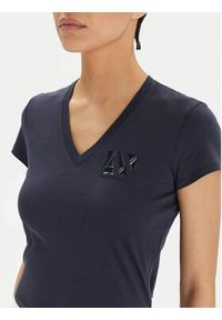 Armani Exchange T-Shirt 3DYT03 YJ3RZ 1593 Granatowy Regular Fit. Kolor: niebieski. Materiał: bawełna