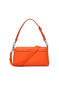 Calvin Klein Torebka Ck Must Shoulder Bag K60K611364 Pomarańczowy. Kolor: pomarańczowy. Materiał: skórzane