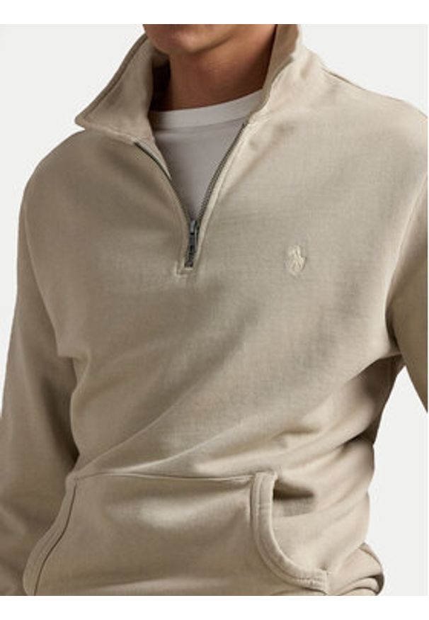 Polo Ralph Lauren Bluza 710934601015 Beżowy Regular Fit. Typ kołnierza: polo. Kolor: beżowy. Materiał: bawełna